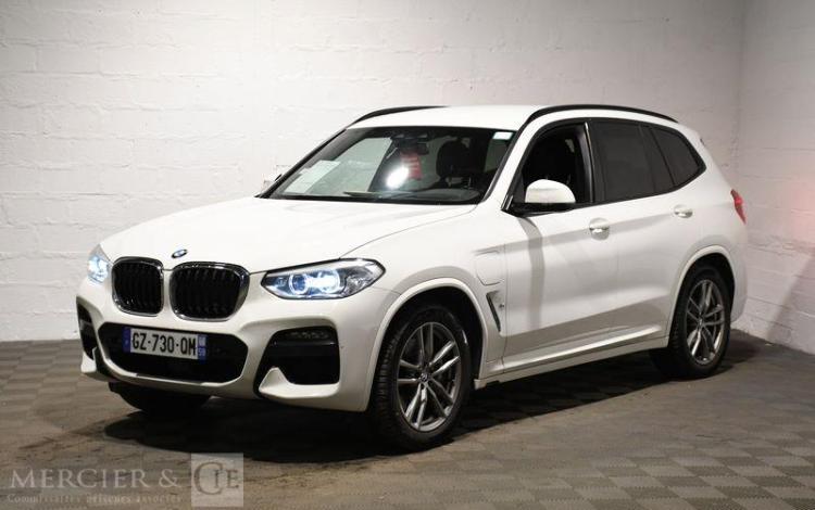 BMW X3 3.0 E 292H 185 PHEV HYBRID 10.5KWH M-SPORT XDRIVE BVA BLANC GZ-730-QM