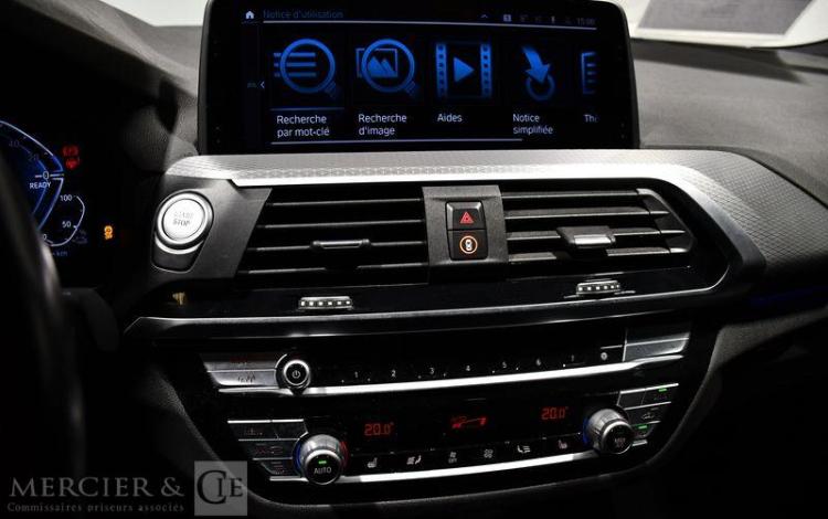 BMW X3 3.0 E 292H 185 PHEV HYBRID 10.5KWH M-SPORT XDRIVE BVA BLANC GZ-730-QM