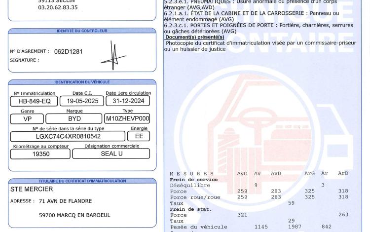 BYD SEAL U BOOST NOIR HB-849-EQ