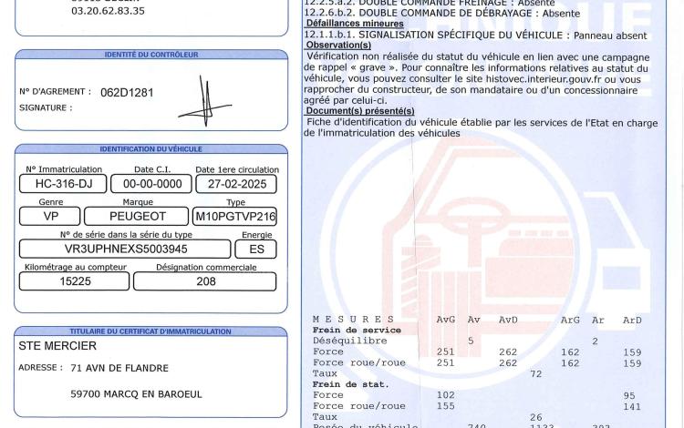 PEUGEOT 208 1.2 PURETECH 100ch AUTO-ECOLE JAUNE HC-316-DJ