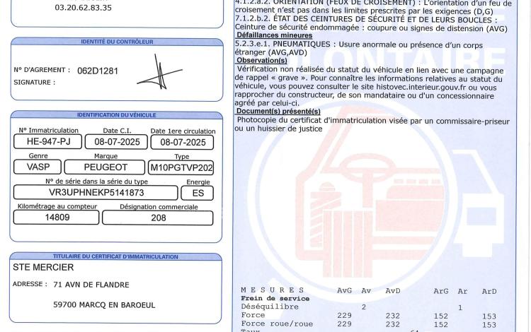 PEUGEOT 208 SOCIETE 1.2 PURETECH 100ch ACTIVE BUSINESS GRIS HE-947-PJ