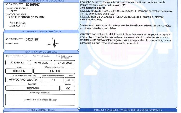 CITROEN JUMPER 2.2 BLUEHDI 165ch L4H2 3t5 DRIVER BLANC JC3019