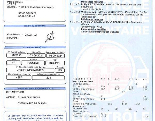 PEUGEOT 208 1.2 PURETECH 100ch ALLURE BLANC MK6295