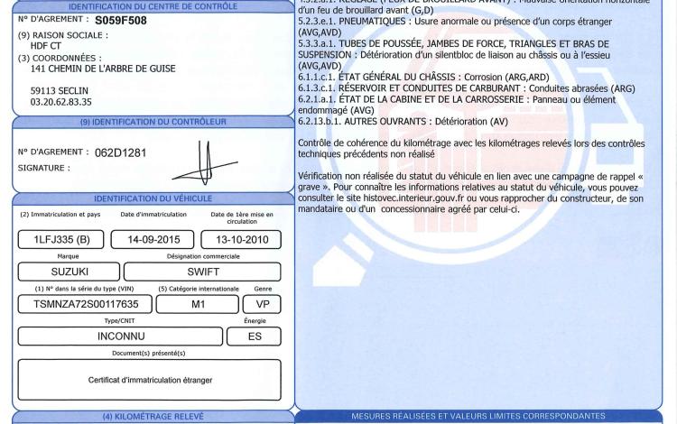 SUZUKI SWIFT 1,2 VVT 90cv BLANC 1LFJ335