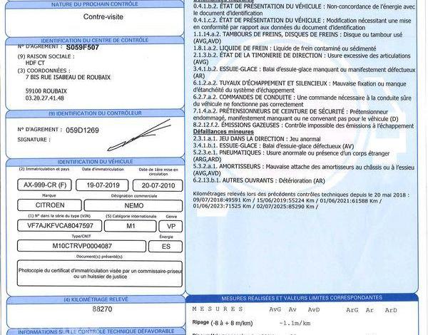 CITROEN NEMO COMBI 1.4 75CH CONFORT GRIS AX-999-CR
