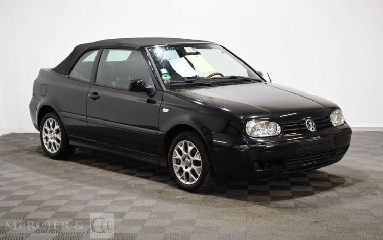 VOLKSWAGEN GOLF III CABRIOLET 2,0 115 NOIR BAK8150