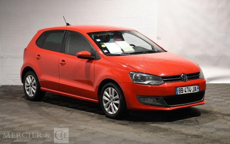 VOLKSWAGEN POLO 1.6 TDI 90ch SPORTLINE ROUGE BB-474-JA