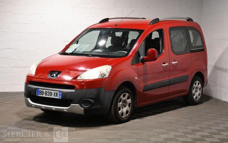 PEUGEOT PARTNER TEPEE COMBI 1,6 HDI 90 LOISIRS ROUGE BB-839-XK