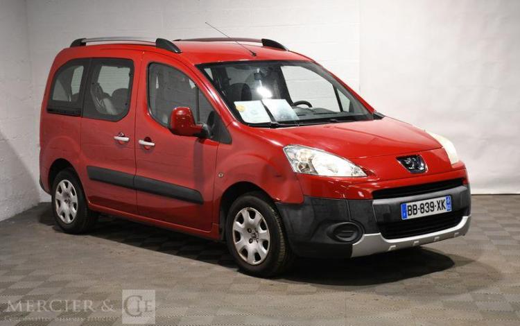 PEUGEOT PARTNER TEPEE COMBI 1,6 HDI 90 LOISIRS ROUGE BB-839-XK