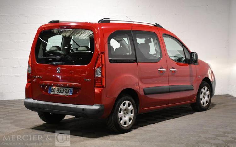 PEUGEOT PARTNER TEPEE COMBI 1,6 HDI 90 LOISIRS ROUGE BB-839-XK