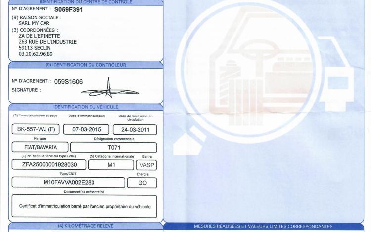 FIAT DUCATO BAVARIA T71 ARTIC BLANC BK-557-WJ
