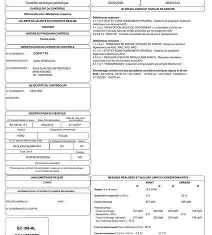 FORD FOCUS BREAK 1.6 TDCI 115ch TITANIUM GRIS BZ-198-HL