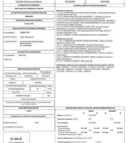 RENAULT MASTER DCI 125 L1H2 BLANC CF-004-LS