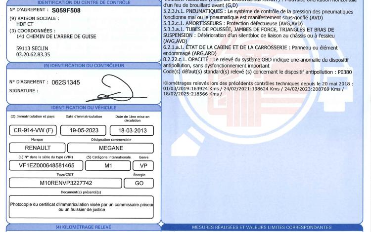 RENAULT MEGANE CC 1.6 DCI 130CH ENERGY GT LINE NOIR CR-914-VW