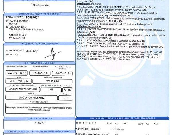 VOLKSWAGEN TOUAREG STE 3.0 TDI 245ch BLUEMOTION EDITION R-LINE 4MOTION TIPTRONIC NOIR CW-722-TG