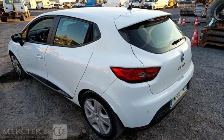 RENAULT CLIO IV 0.9 TCE 90 ENERGY ZEN EQUIPE GAZ – 138421 KMS – ANNEE 2013 BLANC DB-861-MH