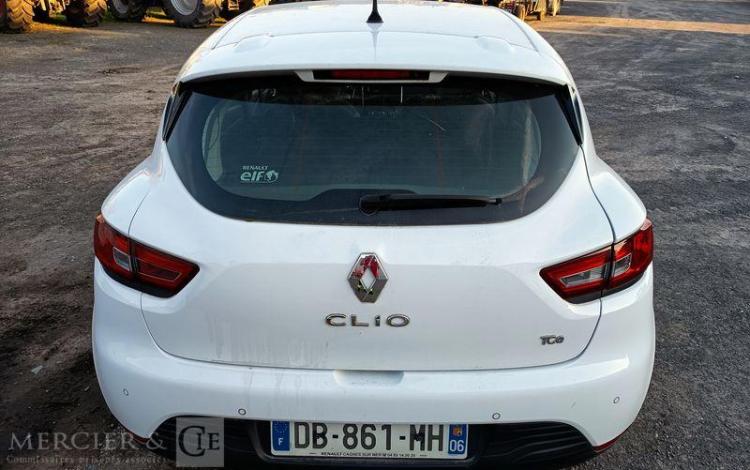 RENAULT CLIO IV 0.9 TCE 90 ENERGY ZEN EQUIPE GAZ – 138421 KMS – ANNEE 2013 BLANC DB-861-MH
