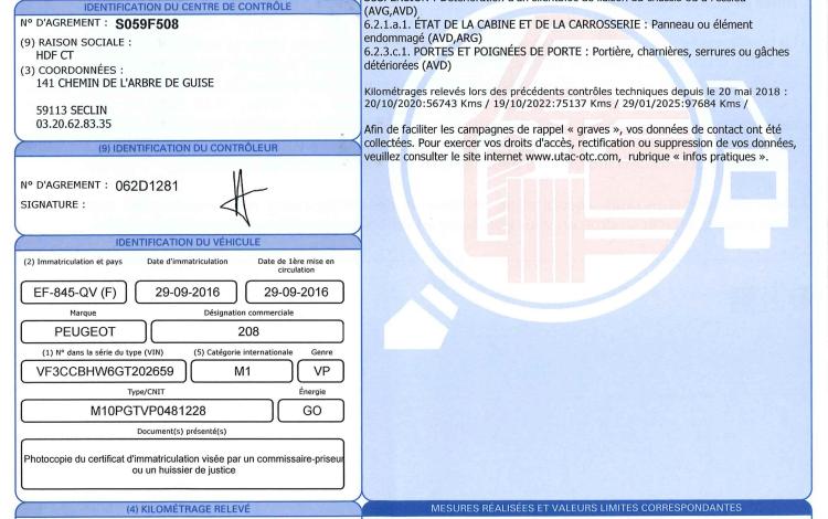 PEUGEOT 208 1.6 BLUEHDI 75 ACTIVE BLANC EF-845-QV