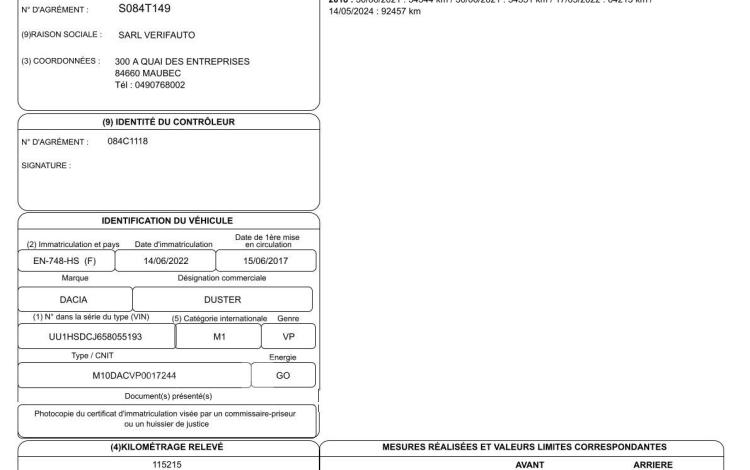 DACIA DUSTER 1.5 DCI 90ch LAUREATE PLUS BLANC EN-748-HS