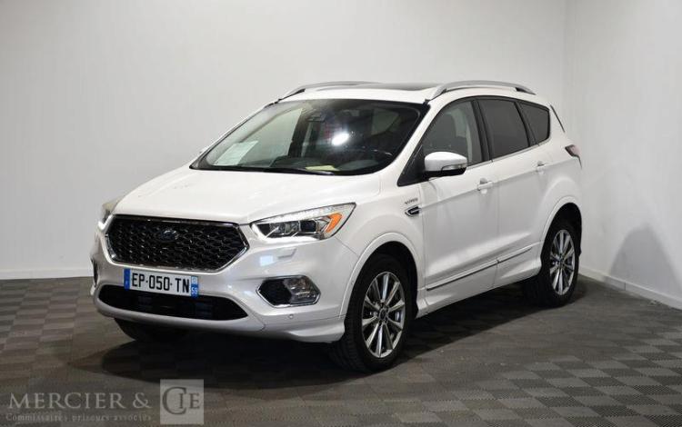 FORD KUGA 2.0 TDCI 180 VIGNALE 4X4 POWERSHIFT BLANC EP-050-TN