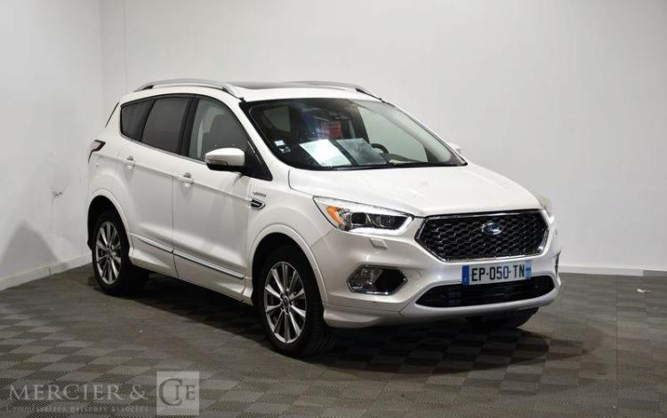 FORD KUGA 2.0 TDCI 180 VIGNALE 4X4 POWERSHIFT BLANC EP-050-TN