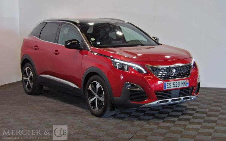PEUGEOT 3008 GENERATION-II 1.6 BLUEHDI 120CG GT LINE EAT BVA S&S ROUGE ES-528-MN