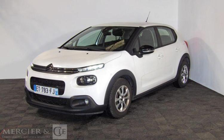 CITROEN C3 BLANC ET-783-FJ