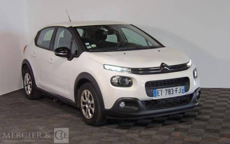 CITROEN C3 BLANC ET-783-FJ