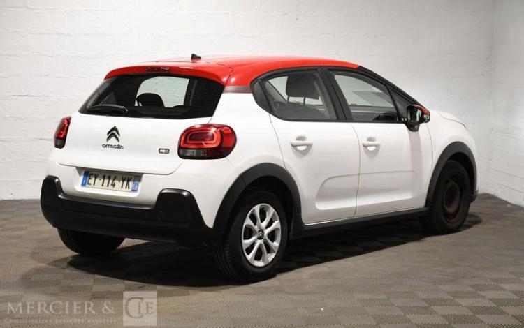CITROEN C3 GENERATION-III 1.6 BLUEHDI 75CH FEEL S&S BLANC/ROUGE EY-114-YK