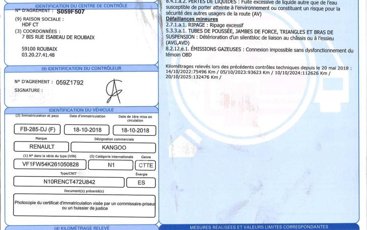 RENAULT KANGOO FOURGON 1.2 TCE 115 ENERGY EXTRA RLINK BLANC FB-285-DJ