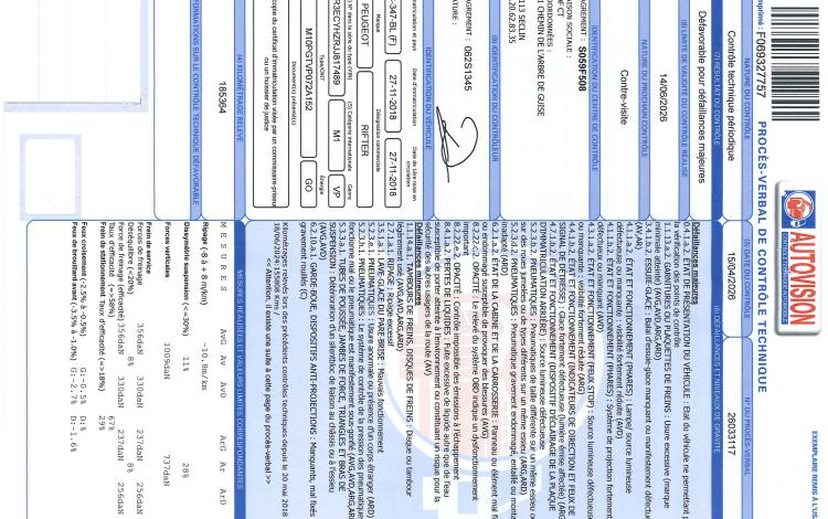 PEUGEOT RIFTER ALLURE LONG BLUEHDI BLEU FC-347-BL