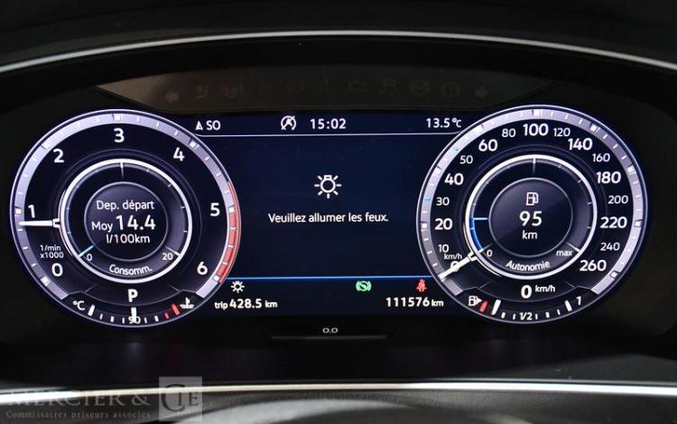 VOLKSWAGEN TIGUAN 2.0 TDI 150ch BLUEMOTION CARAT EXCLUSIVE DSG GRIS FC-821-PT