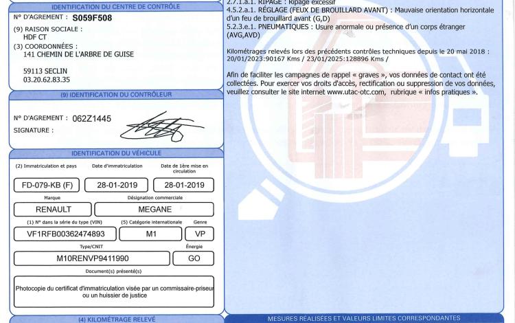 RENAULT MEGANE 1.5 BLUEDCI 115CH INTENS GRIS FD-079-KB