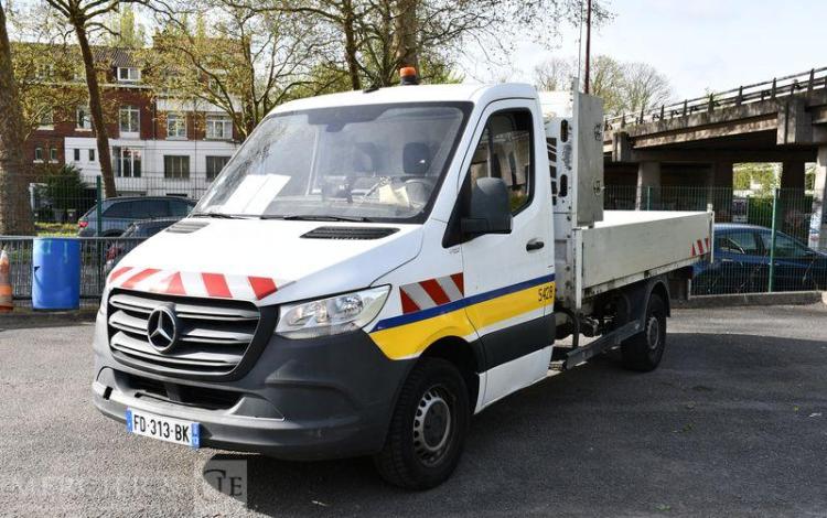 MERCEDES SPRINTER VS30 314 CHASSIS CAB 37 3T5 BLANC FD-313-BK