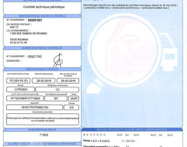 CITROEN C3 STE FEEL BLANC FE-283-FK
