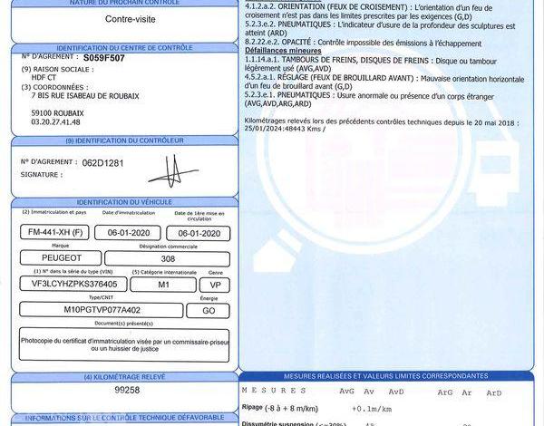 PEUGEOT 308 SW 1.5 BLUEHDI 130ch ALLURE GRIS FM-441-XH