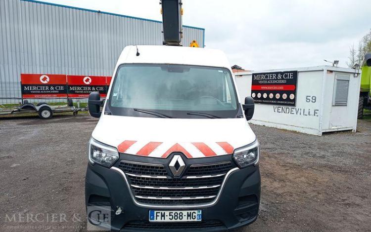 RENAULT MASTER AVEC NACELLE VERSALIFT ETL32-125 – 12 METRES – DIESEL – ANNEE 2019 BLANC FM-588-MG