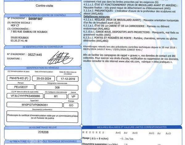 PEUGEOT 308 SW 1.5 BLUEHDI 100 ACTIVE BUSINESS BLANC FM-679-KD