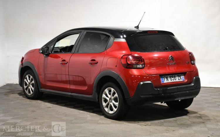 CITROEN C3 1.2 PURETECH 80ch FEEL – vente à pro car immo police ROUGE FN-656-ZK