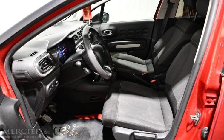 CITROEN C3 1.2 PURETECH 80ch FEEL – vente à pro car immo police ROUGE FN-656-ZK
