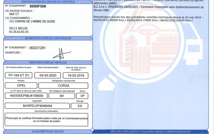 OPEL CORSA 1.4 90 BLACK EDITION GRIS FP-164-ET