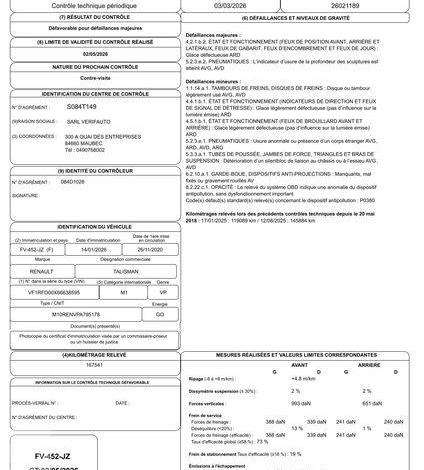 RENAULT TALISMAN ESTATE 1.7 BLUEDCI 150CH ZEN GRIS FV-452-JZ