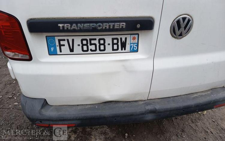 VOLKSWAGEN TRANSPORTER T6 2.0 TDI 110ch 2T8 L1H1 BLANC FV-858-BW