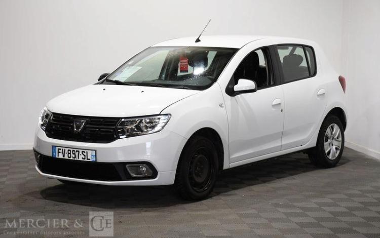 DACIA SANDERO 1.0 SCE 75CH CITY PLUS BLANC FV-897-SL