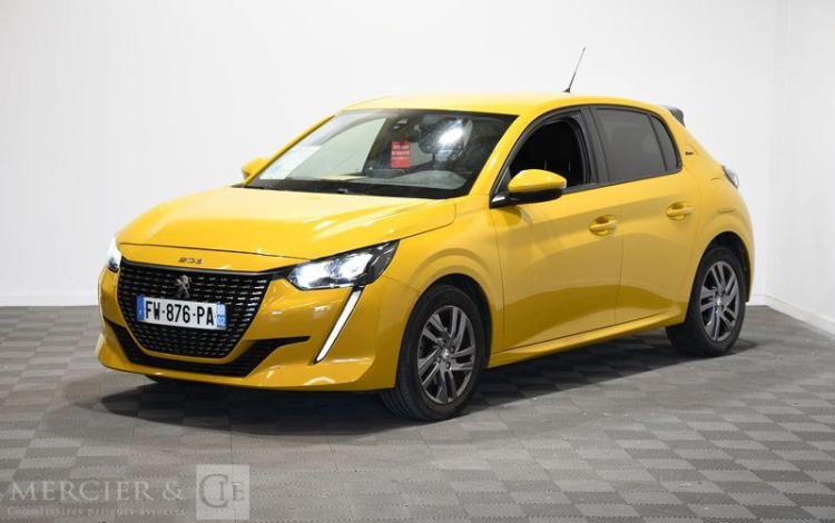 PEUGEOT 208 1,2 PURE TECH 100CH S&S JAUNE FW-876-PA
