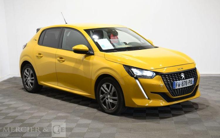 PEUGEOT 208 1,2 PURE TECH 100CH S&S JAUNE FW-876-PA