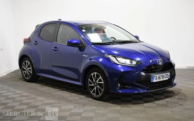 TOYOTA YARIS 1.5 114ch MHEV DESIGN BVA BLEU FX-878-CD