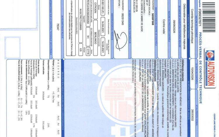 CITROEN BERLINGO M 650kg PT 130 BLANC FY-601-NX