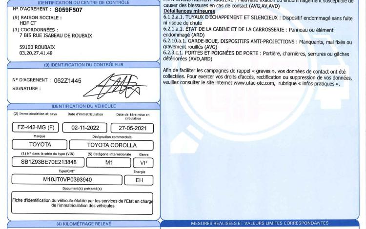 TOYOTA COROLLA TOURING 1.8 122ch MHEV DESIGN BVA ROUGE FZ-442-MG