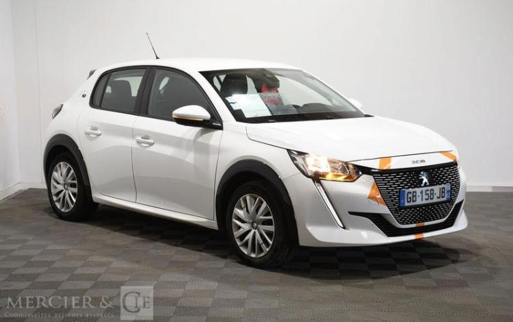 PEUGEOT 208 ELECTRIQUE 50KWH 136CH ACTIVE 5P BLANC GB-158-JB